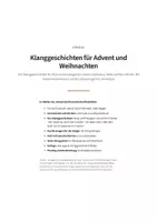 Vorschau - Lehrpläne/Lehrermaterial - St. Martin und Krippenspiel Kita – Paket mit Klanggeschichte Weihnachten - Seite 1
