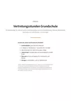 Vorschau - Arbeitsblätter - Vertretungsstunden Grundschule Klasse 1–4 – 40 Arbeitsblätter mit Lösungen - Seite 1