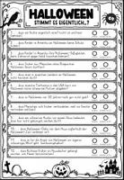 Vorschau - Quiz - Halloween Quiz Klasse 3-4 - Seite 2
