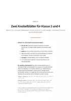 Vorschau - Arbeitsblätter - Knobelaufgaben Klasse 3–4 – 2 Knobelblätter kostenlos (Freebie) - Seite 1