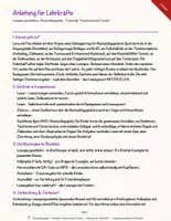 Vorschau - Arbeitsblätter - Rückschlagspiele – Federball, Tischtennis und Tennis – Lesespurgeschichte mit Rätselaufgaben (Klasse 5) - Seite 2
