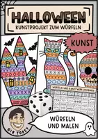 Vorschau - Mal- und Bastelvorlagen - Halloween Kunst - Deckblatt