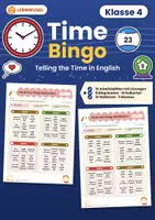 Vorschau - Spiele - Uhrzeit Englisch Klasse 4 | Telling the Time Bingo & Lernpfad | mit Lösungen - Deckblatt