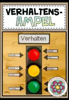 Vorschau - Poster - Verhaltens/Lautstärke AMPEL (Vorlage zum Bearbeiten) - Deckblatt