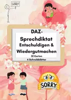 Vorschau - Stundenentwürfe - Dosendiktat / Schleichdiktat „Entschuldigen & Wiedergutmachen“ 💛 Verantwortung übernehmen | 32 Karten mit Sprechanlässen - Deckblatt