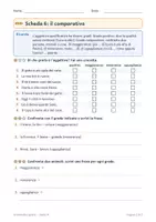 anteprima - Esercizi - Grammatica classe quarta gratis: mappa e una scheda - Pagina 1