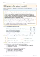 anteprima - Esercizi - Comprensione del testo classe quarta e quinta gratis - Pagina 1