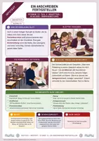 Vorschau - Arbeitsblätter - Anschreiben überarbeiten: Hauptteil, Schluss und Partnerkorrektur mit Checkliste | Unterrichtsstunde mit Materialtext, Arbeitsblättern und Lösungen | Deutsch Klasse 8/9 - Seite 2