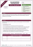 Vorschau - Arbeitsblätter - Anschreiben überarbeiten: Hauptteil, Schluss und Partnerkorrektur mit Checkliste | Unterrichtsstunde mit Materialtext, Arbeitsblättern und Lösungen | Deutsch Klasse 8/9 - Seite 3