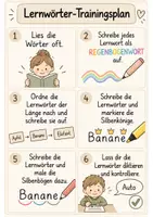 Vorschau - Arbeitsblätter - Lernwörter-Komplettpaket Klasse 1/2 | Grundwortschatz - Seite 2