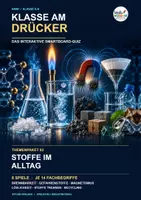 Vorschau - Spiele - 🧪 Klasse am Drücker: Smartboard-Quiz „Stoffe im Alltag“ | 6 Themen · 84 Fachbegriffe | Quiz, Duell & Fallbeispiele | NaWi 5/6 - Deckblatt