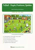 Vorschau - Arbeitsblätter - Fußball – Regeln, Positionen, Spielidee – Lesespurgeschichte mit Rätselaufgaben (Klasse 3) - Seite 1