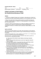Vorschau - Klassenarbeiten - Klausuren Vormärz, Restauration & Revolution 1848/49 | Oberstufe + EWH - Seite 1