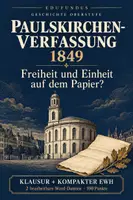 Vorschau - Klassenarbeiten - Klausur Paulskirchenverfassung 1849 | Oberstufe | Word + EWH - Deckblatt