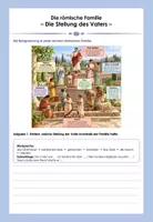 Vorschau - Arbeitsblätter - Die römische Familie – familia, pater familias & Alltag im Alten Rom | Klasse 5/6, DaZ-geeignet - Seite 2