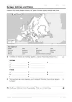 Vorschau - Arbeitsblätter - Europa Länder und Hauptstädte – Kartenarbeit Klasse 5/6 - Seite 3