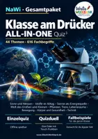 Vorschau - Spiele - 🧠 Klasse am Drücker: Smartboard-Quiz „NaWi All-in-One“ | 8 Themenpakete · 44 Themen · 616 Fachbegriffe | Quiz, Duell & Fallbeispiele | NaWi 5/6 - Deckblatt