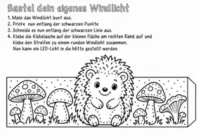 Vorschau - Arbeitsblätter - Windlichter im Herbst - Kunstunterricht - Tiermotive - Seite 3