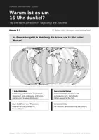 Vorschau - Arbeitsblätter - Maßstab und Zeitzonen – Paket Karten verstehen Kl. 5–7 - Seite 1