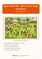 Vorschau - Arbeitsblätter - Spiele aus aller Welt – hüpfen, werfen, fangen wie anderswo – Lesespurgeschichte mit Rätselaufgaben (Klasse 3) - Seite 1