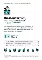 Vorschau - Stundenentwürfe - Halloween-Logikspiel: Die Geisterparty – Wer darf rein? | Regeln finden wie eine KI | Klasse 3–4 | Sachunterricht | MKR 6.4 - Seite 1
