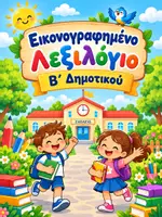 Προεπισκόπηση - Υποστηρικτικό υλικό / Ειδική αγωγή - Εικονογραφημένο Λεξιλόγιο Β΄ Δημοτικού - Εξώφυλλο