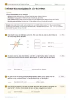 Vorschau - Arbeitsblätter - Winkel und Dreiecke Sachaufgaben - Seite 2