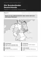 Vorschau - Arbeitsblätter - Bundesländer und Hauptstädte – Arbeitsheft mit Steckbriefen - Deckblatt