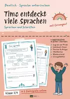 Vorschau - Unterrichtsreihen - Sprachen entdecken: Arbeitsblätter Deutsch 3/4 + 2 Lernspiele, mit Lösungen - Seite 2