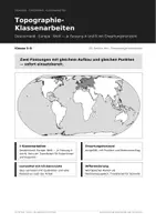 Vorschau - Arbeitsblätter - Topographie Deutschland und Europa – Paket Klasse 4–6 - Seite 1