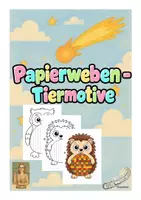 Vorschau - Arbeitsblätter - Papierweben im Kunstunterricht - Tiere weben - Deckblatt