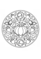 Vorschau - Arbeitsblätter - Herbstliche Mandalas - Ausmalbilder Herbst - Seite 2