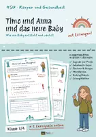 Vorschau - Unterrichtsreihen - Wie ein Baby entsteht: Arbeitsblätter Sachunterricht 3/4 + 2 Lernspiele - Seite 2