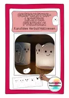Vorschau - Mal- und Bastelvorlagen - Gespenster-Lichter prickeln - Kunstidee für Halloween und Herbst - Deckblatt