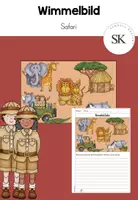 Vorschau - Arbeitsblätter - Wimmelbild Safari inklusive ABs - Deckblatt