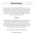 Vorschau - Spiele - Lesespiel Numbers 0-20 - I have... Who has...? Reading Game - Seite 1