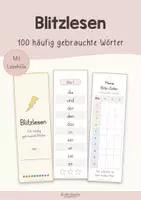 Vorschau - Fördermaterial/Inklusion - Blitzlesen: Lesefächer | 100 häufig gebrauchte Wörter | Klasse 1–2 - Deckblatt