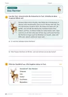 Vorschau - Unterrichtsreihen - Advents-Lesen – Klasse 3 und 4 – Miniheft Lesen und Verstehen - Seite 1