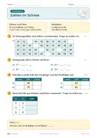 Vorschau - Unterrichtsreihen - Winter-Mathe bis 100 – Klasse 2 – Übungsheft - Seite 1