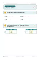 Vorschau - Unterrichtsreihen - Winter-Mathe bis 100 – Klasse 2 – Übungsheft mit großer Schrift - Seite 2