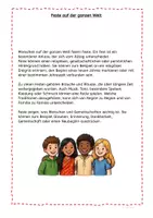 Vorschau - Stationenlernen - Freebee Feste auf der ganzen Welt Klasse 5 6 - Seite 1