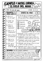 Vista previa - Hojas de trabajo - MÉTODO CORNELL para TOMAR APUNTES - página 1