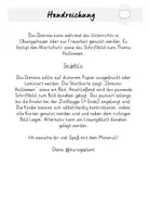 Vorschau - Spiele - Domino Halloween - Wortschatz- & Schriftbildarbeit - Seite 1