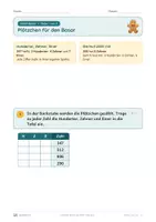 Vorschau - Unterrichtsreihen - Advents-Mathe bis 1000 – Klasse 3 – Übungsheft mit großer Schrift - Seite 1
