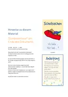 Vorschau - Stundenentwürfe - Ich habe wer hat Lesespiel Schulsachen - Seite 1