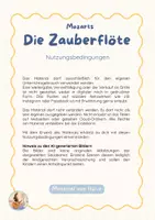 Vorschau - Bildkarten - Die Zauberflöte - Bildkarten der Hauptfiguren | Musik - Seite 1