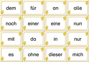 Vorschau - Spiele - Leseübung - Blitzlesen - Blitzlesekarten mit Blitzlesepass - Seite 3