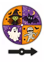 Vorschau - Spiele - HALLOWEEN Grammar Wheel – Possessive Determiners (Klasse 5-6) - Seite 3