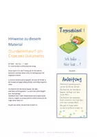 Vorschau - Stundenentwürfe - Ich habe wer hat Lesespiel Tagesablauf - Seite 1