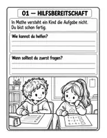 Vorschau - Arbeitsblätter - Hilfsbereitschaft – 10 Situationskarten | Wie kannst du helfen? | Grundschule - Seite 2